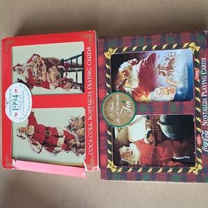 Vintage Coca Cola Nostalgia Playing Cards Bundle! Four Packs of Playing Cards!